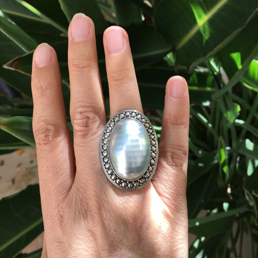 Artisan made solid sterling silver ring - Picture 6 of 11